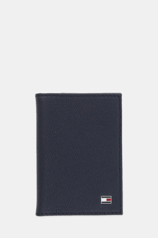 

Кожаный чехол для карт Tommy Hilfiger, темно-синий