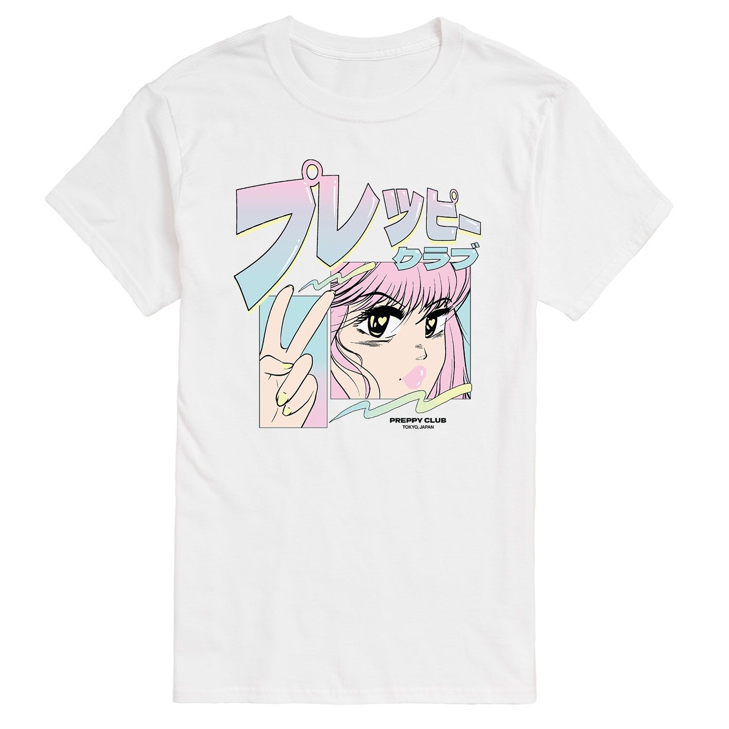 

Мужская футболка в стиле аниме Preppy Club Licensed Character