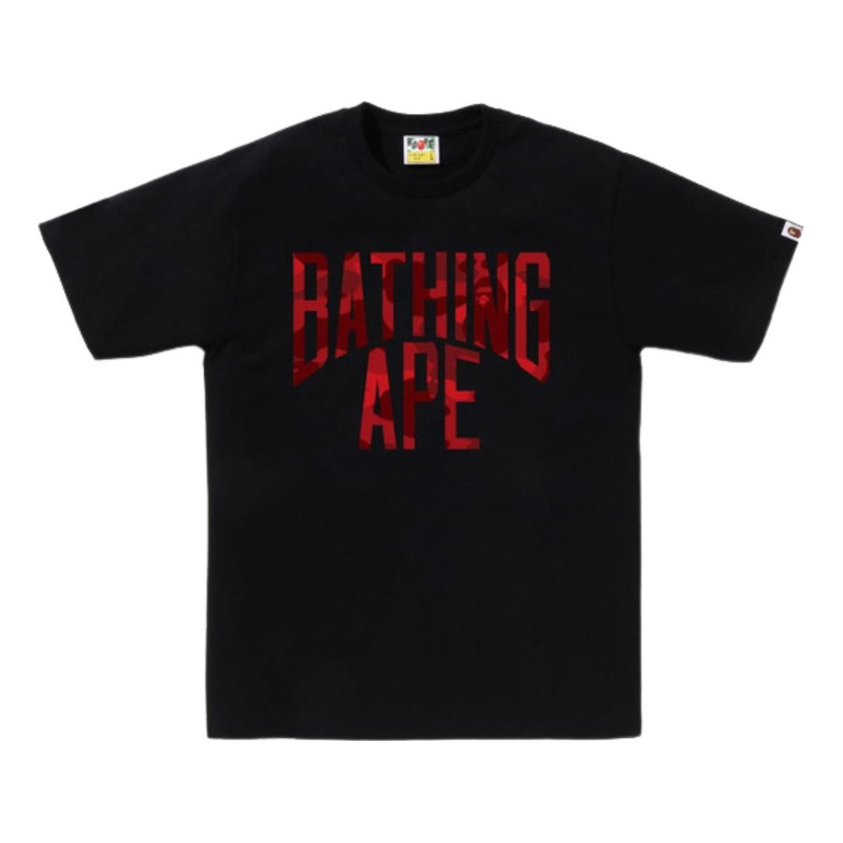 

Футболка A Bathing Ape Color Camo NYC Logo Tee, цвет 'Black'