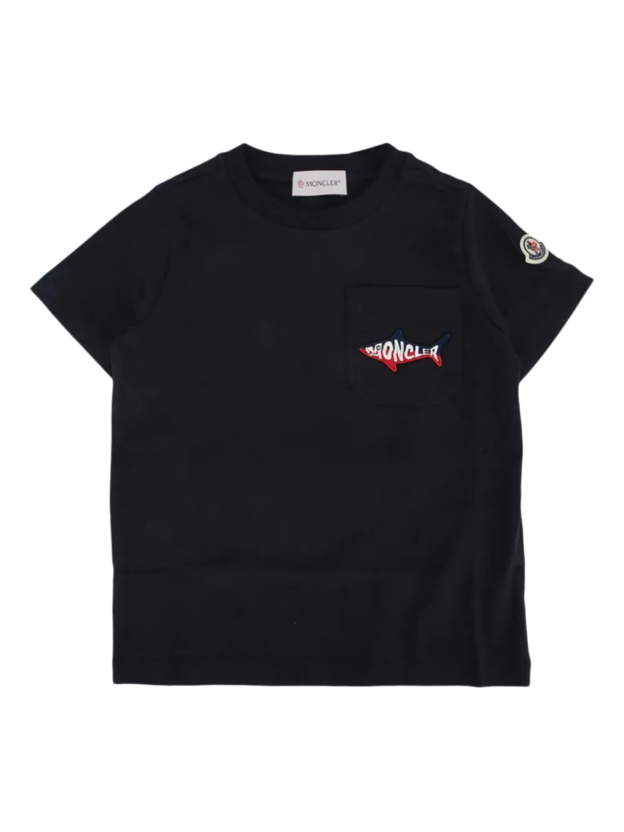 

Футболка Moncler Enfant Squalo, черный