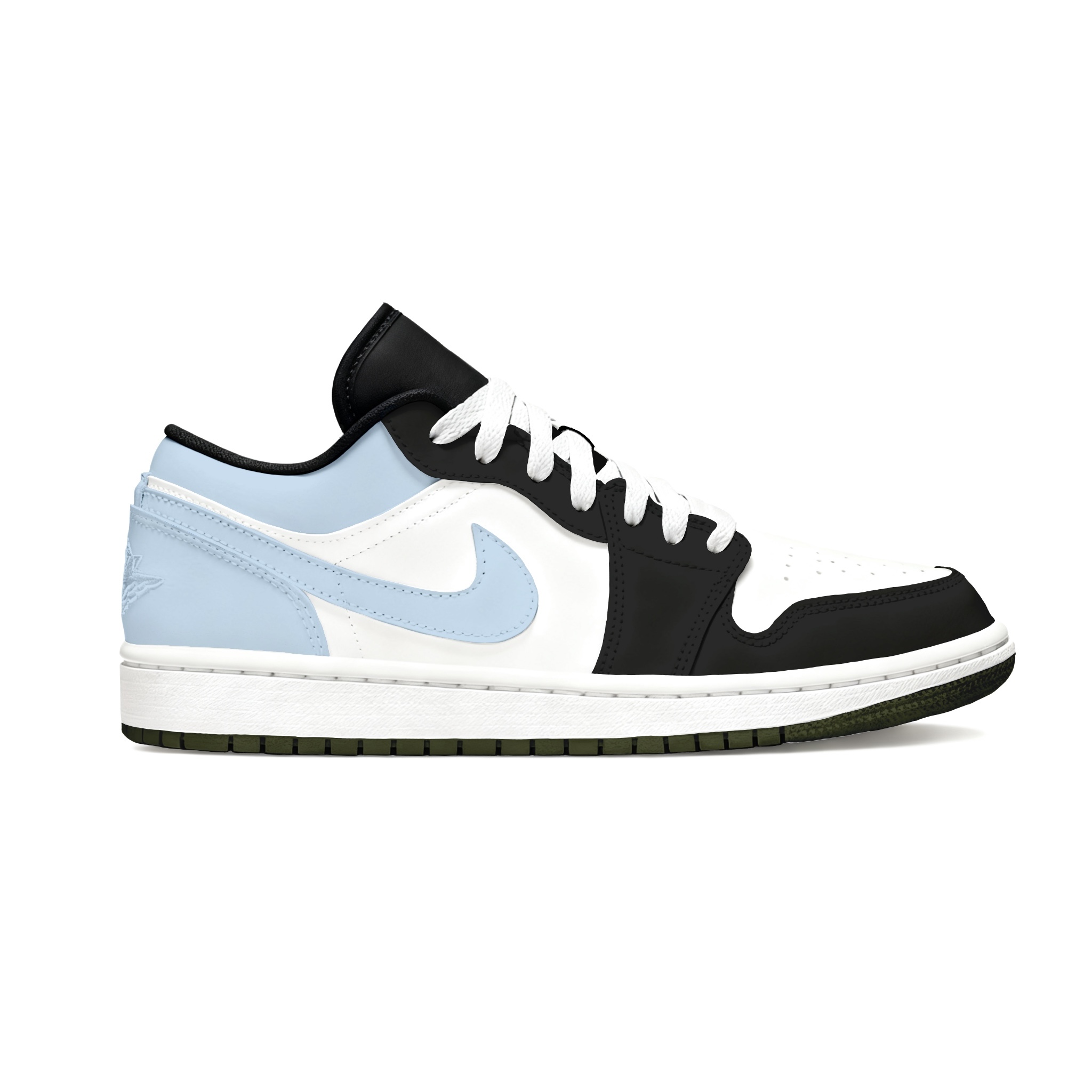 Jordan Кроссовки Air 1 Maris Sal Dark Chocolate Leather Slip Resistant Abrasion Resistant Low top — фото 3