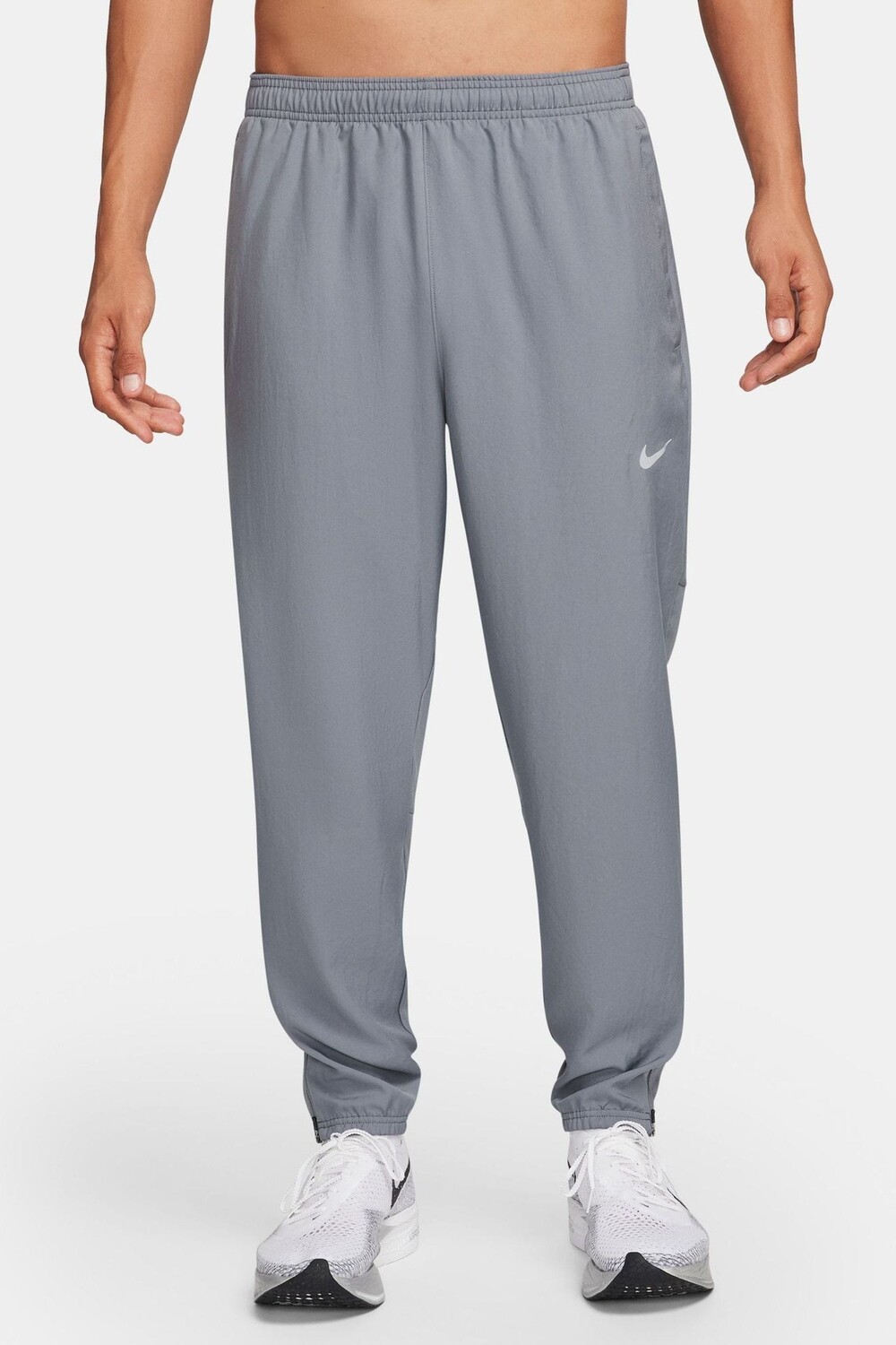 

Тканые беговые брюки Challenger dri fit Nike, серый