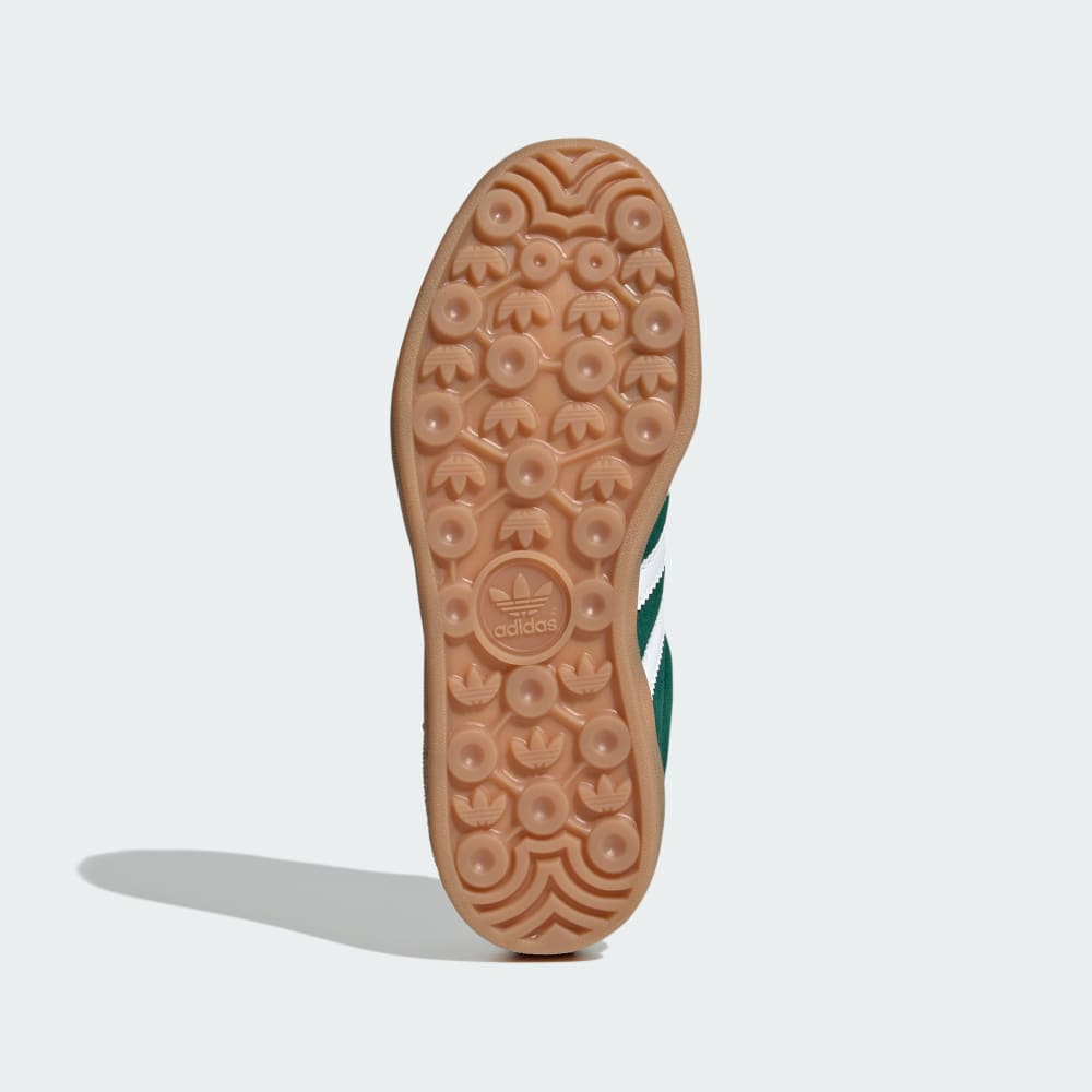 Кроссовки Adidas Gazelle Indoor Shoes Kids, цвет Collegiate Green/Cloud White/Gum — фото 3
