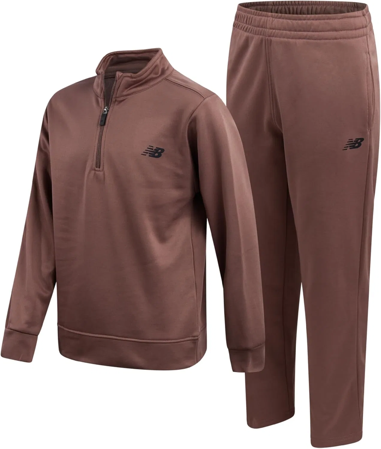 Детский спортивный костюм из флиса New Balance, 2 предмета, New Brown
