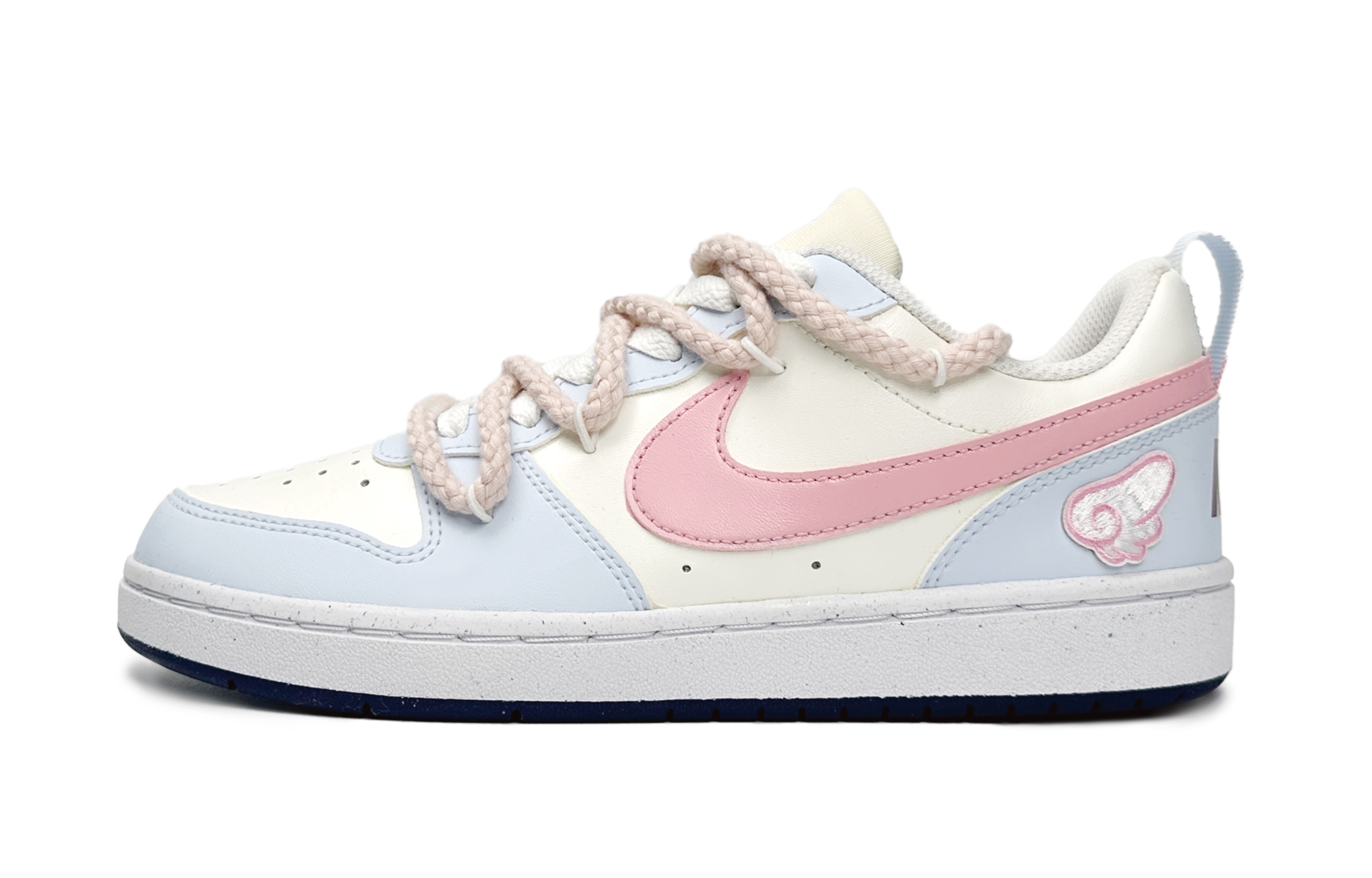 Кроссовки Nike Court Borough Skateboard Shoes Women's Low-Top Blue