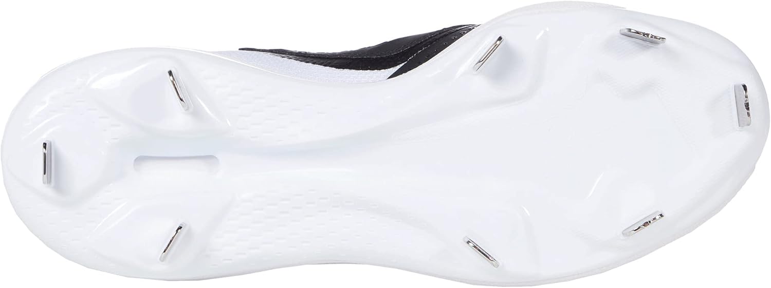 Бейсбольные кроссовки Adidas Icon 7 Mid для мужчин, черный/белый/металлик — фото 4