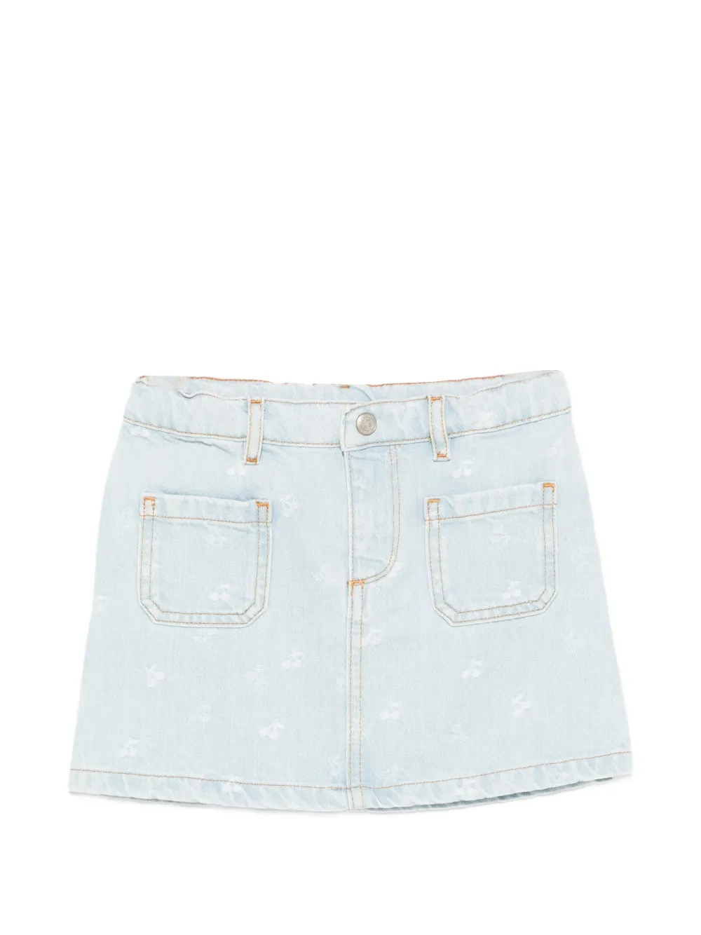 

Юбка с передними карманами Bonpoint, синий