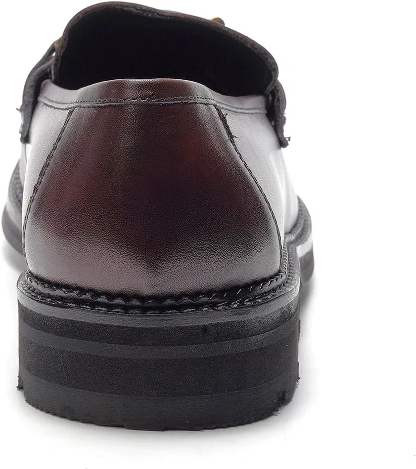 Лоферы A. Veer Samuel Baron Leather Bit, коричневая кожа — фото 4