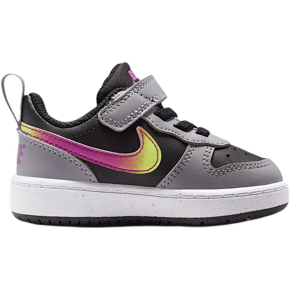 Nike Кроссовки Court Borough Mid top Toddler черно-серые для малышей — фото 3