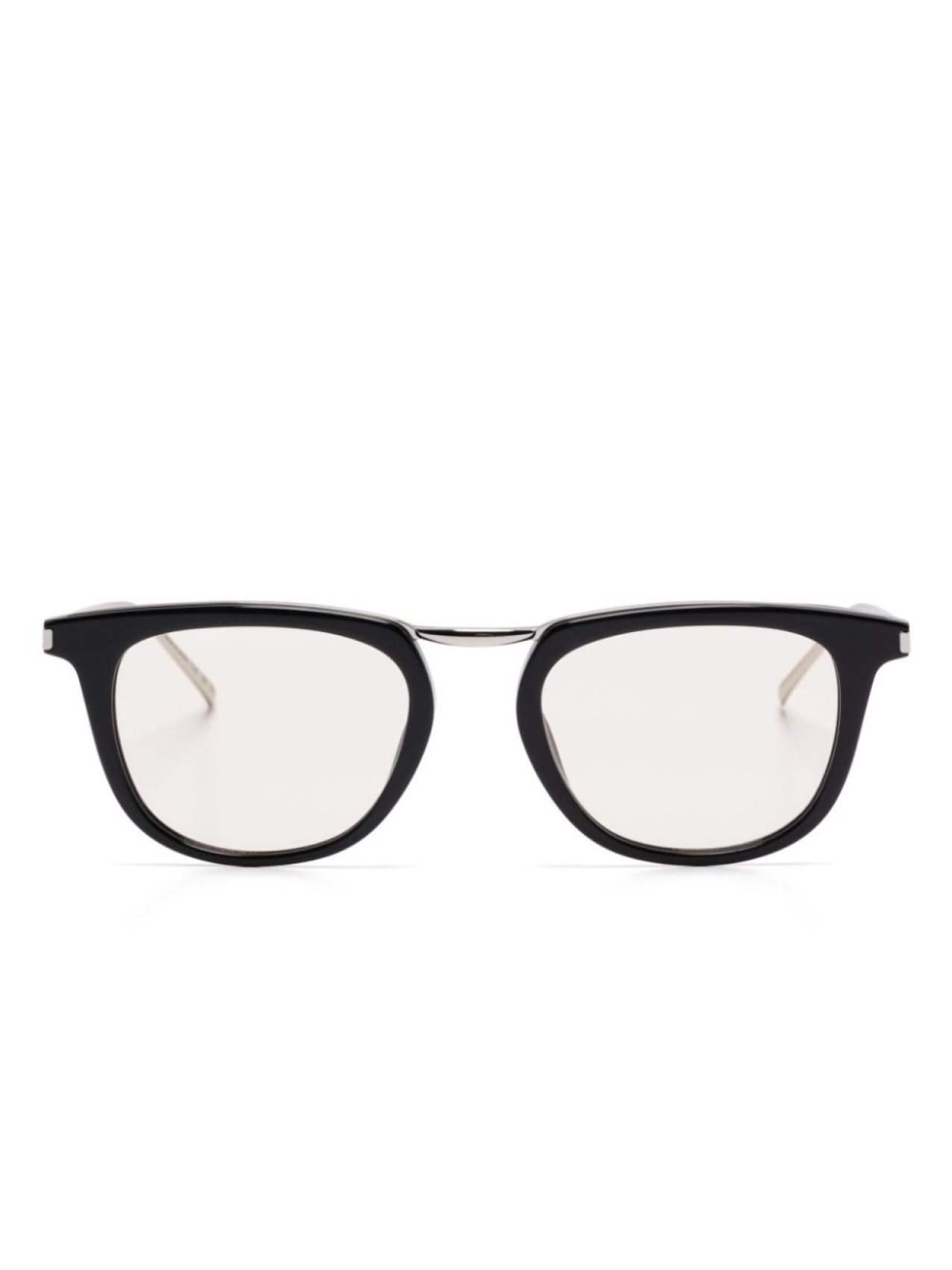 

Очки в квадратной оправе Saint Laurent Eyewear, черный