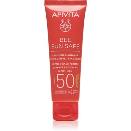 

BEE Sun Safe антивозрастной и антивозрастной крем SPF50 с цветным эффектом 50 мл Apivita