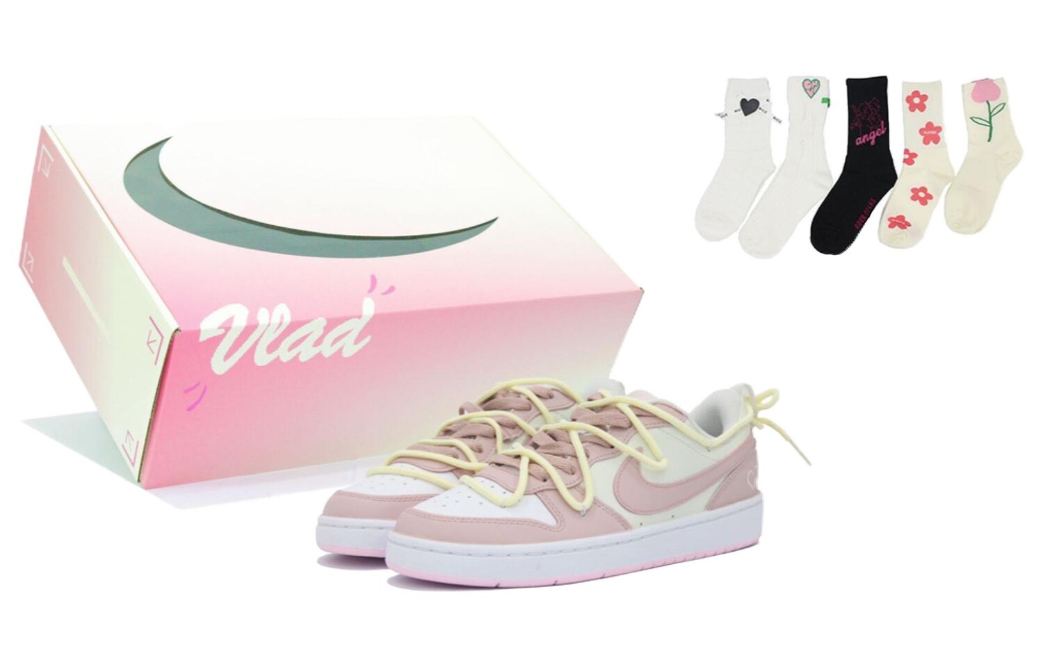 

Женская обувь для скейтбординга Nike, Pink