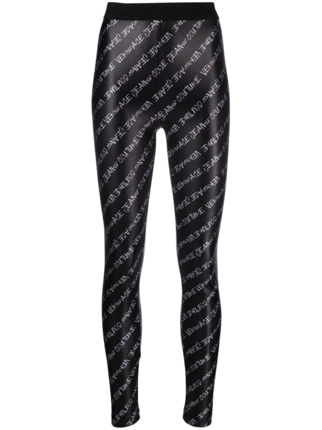 

Versace Jeans Couture легинсы с логотипом, черный