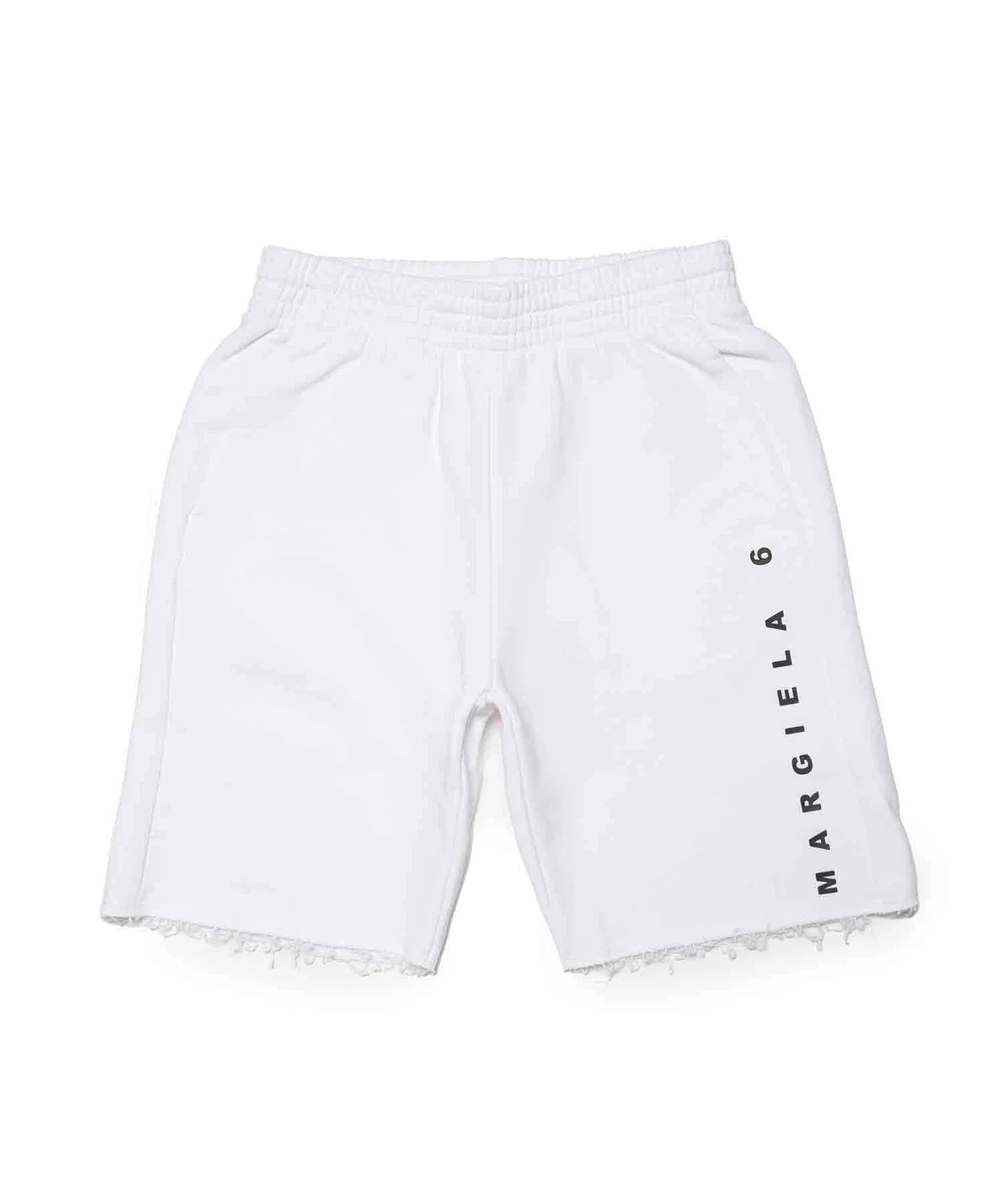 Спортивные шорты MM6 Maison Margiela Kids & Junior с логотипом, белые