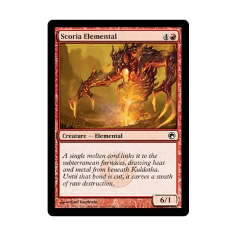 

CCG Элементаль Скории (С), MTG - Scars of Mirrodin