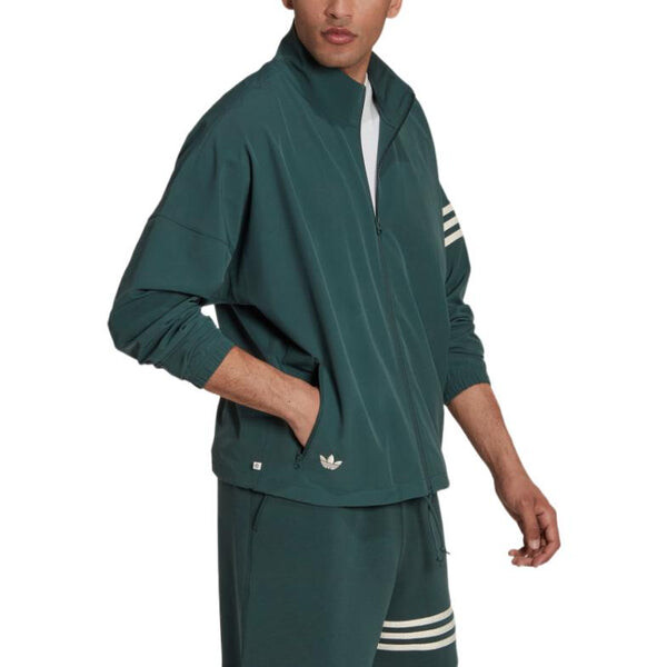 Куртка adidas originals Adicolor Neuclassics Track Jacket 'Mineral Green', зеленый — фото 4