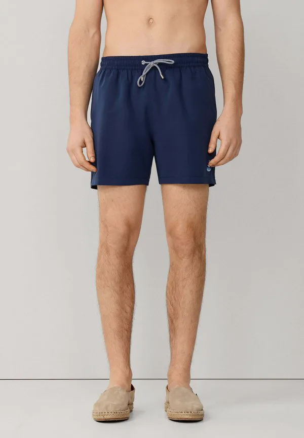 

Однотонные плавательные шорты с логотипом Façonnable, Marine Blue, Синий, Однотонные плавательные шорты с логотипом Façonnable, Marine Blue