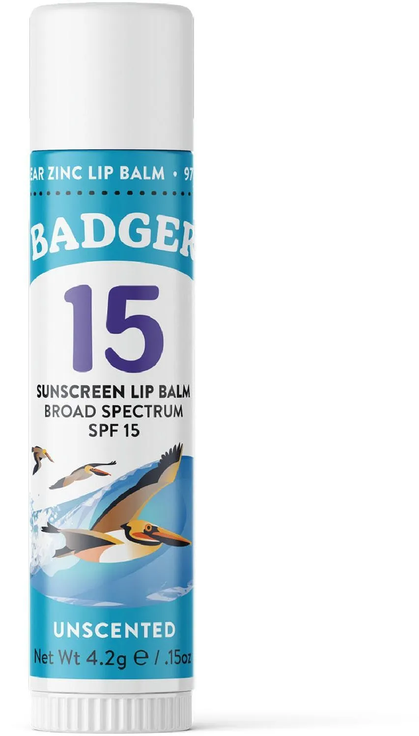 

Минеральный бальзам для губ с SPF 15 Badger, None
