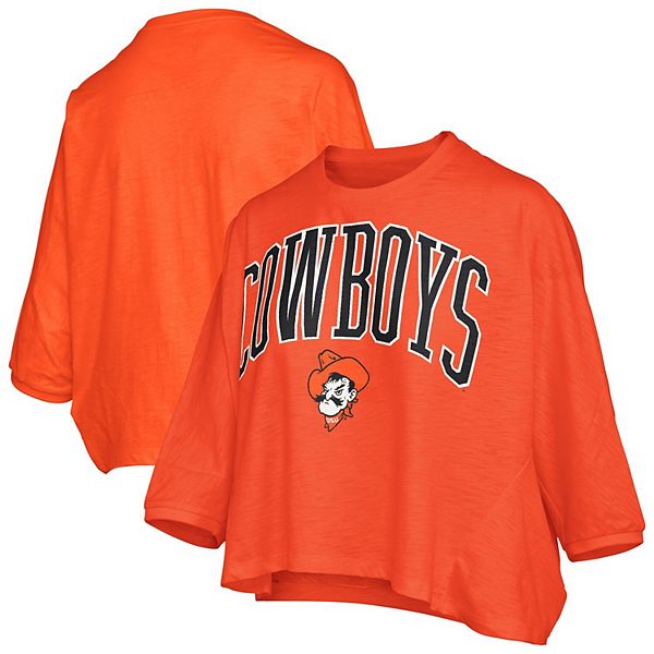 

Женская оранжевая футболка Oklahoma State Cowboys oversized с логотипом Pressbox, Оранжевый, Женская оранжевая футболка Oklahoma State Cowboys oversized с логотипом Pressbox