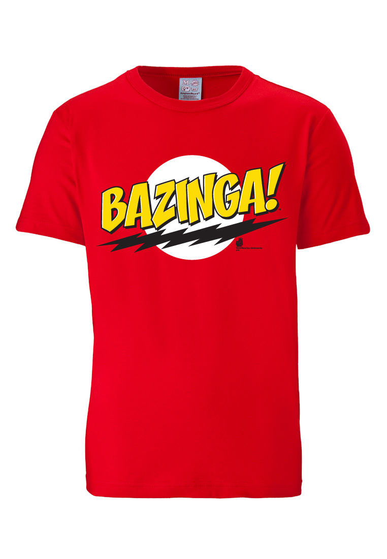 

Футболка Logoshirt Bazinga The Big Bang Theory, красный