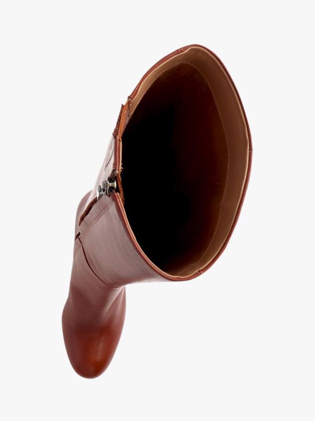 Длинные кожаные ботинки neptune средней ширины для икр Jones Bootmaker, желто-коричневый — фото 4