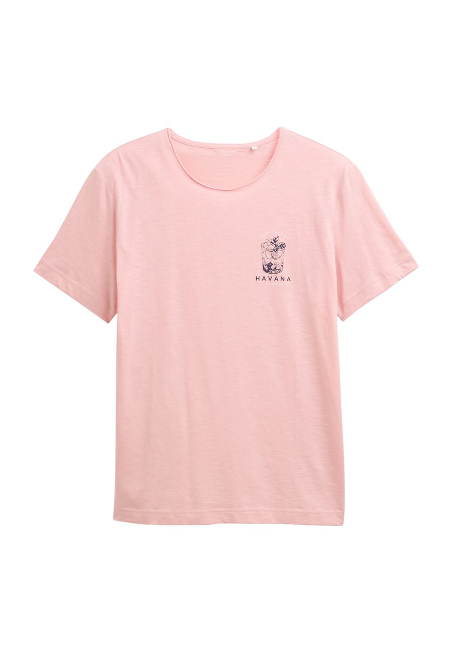 

Футболка TOM TAILOR PRINTED SLUB, Rosa/Light Pink, Розовый, Футболка TOM TAILOR PRINTED SLUB, Rosa/Light Pink