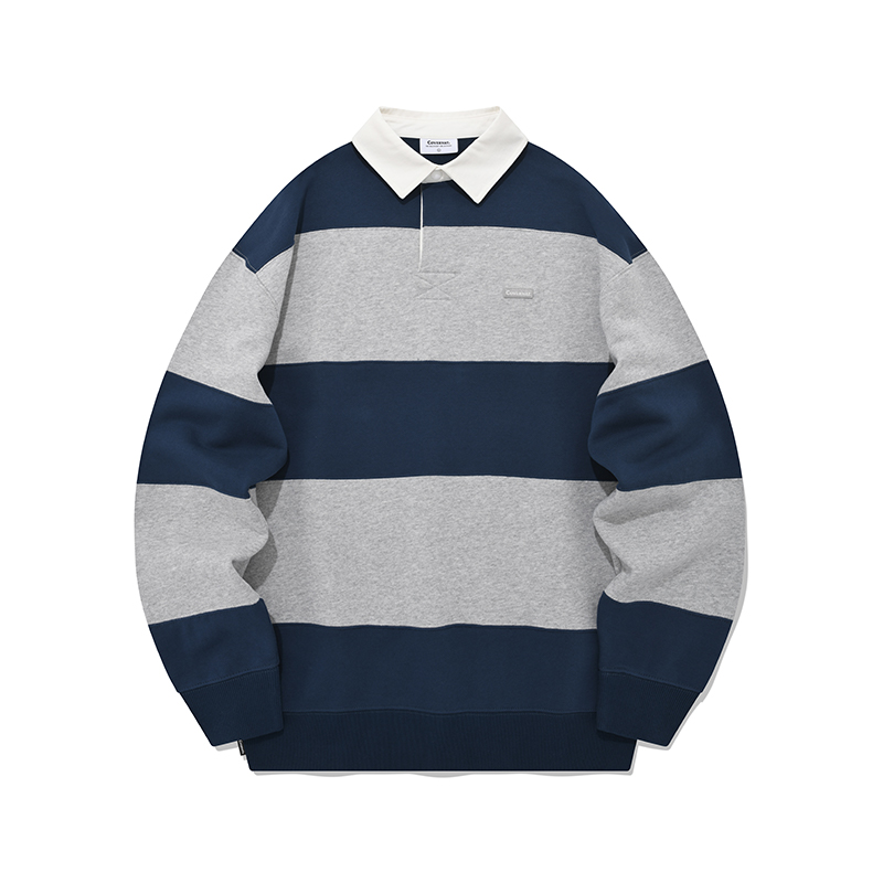 

COVERNAT Унисекс поло синего цвета