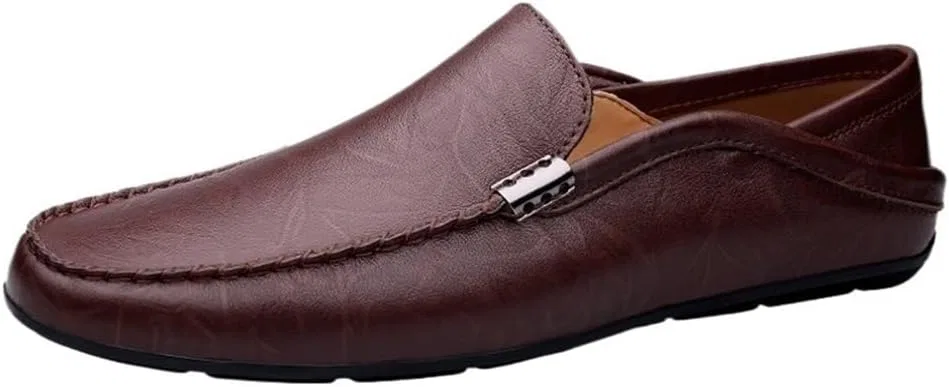 Туфли кожаные мужские Loafers, коричневый UOPYNE
