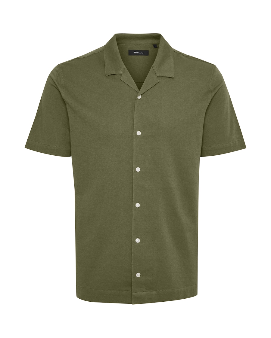 

Рубашка на пуговицах классического кроя Matinique Trostol , оливковый