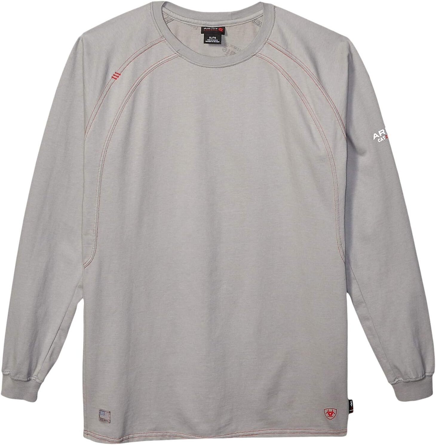 

Футболка FR Work Crew Ariat, цвет Silver Fox