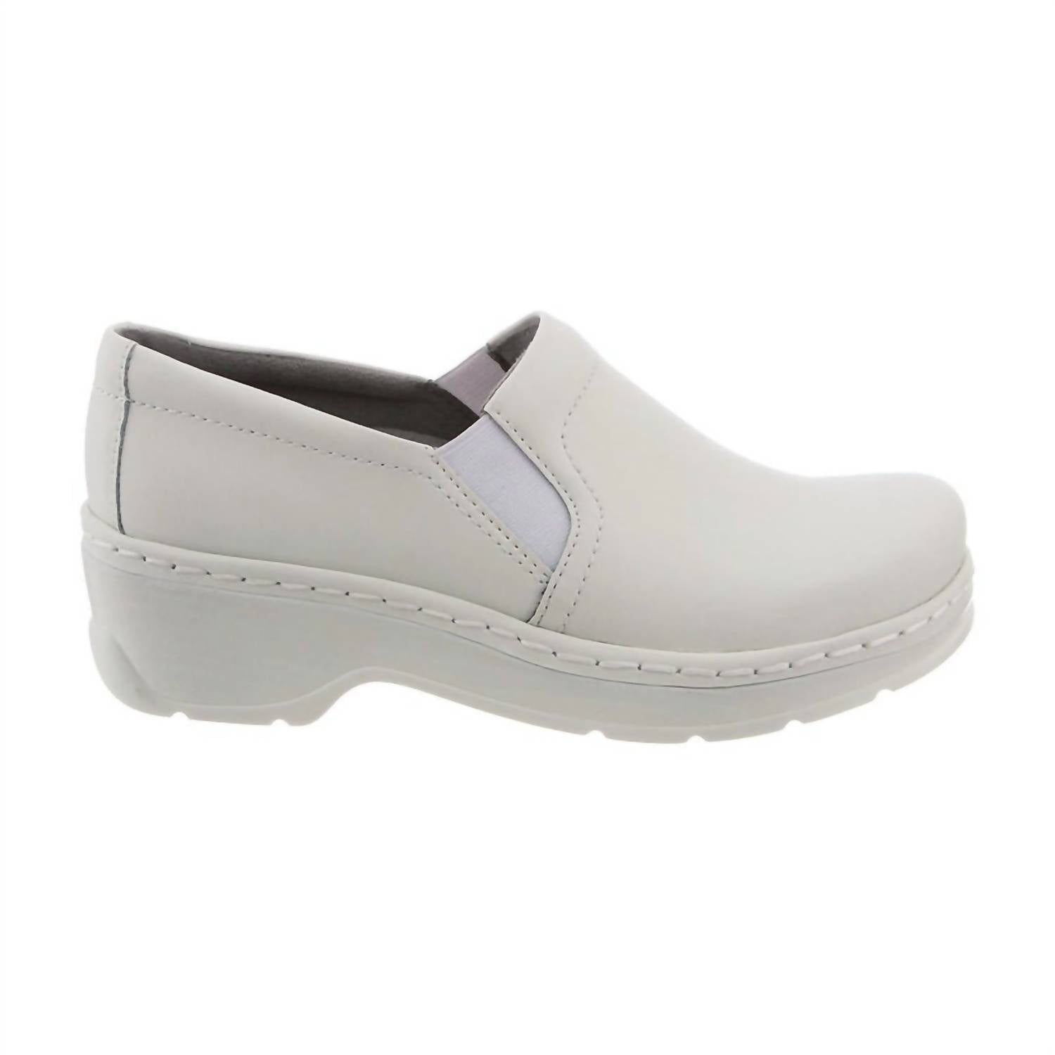 Женские рабочие сабо Naples с противоскользящей подошвой, белые Klogs Footwear — фото 4