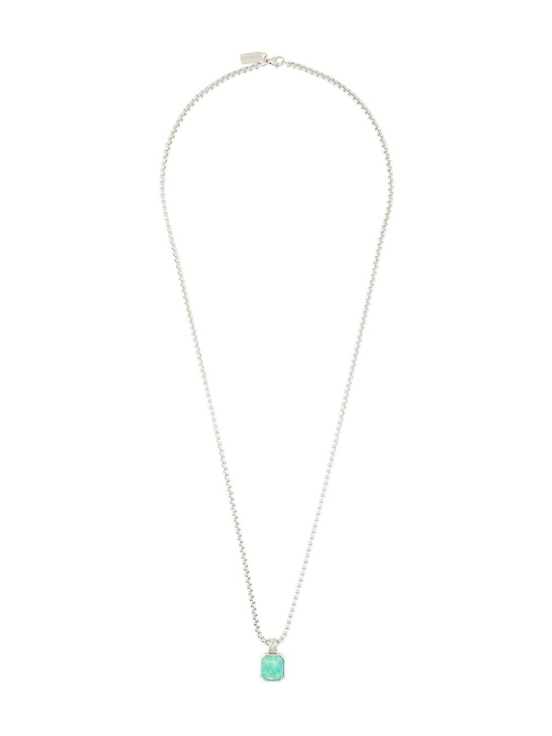 

Цепочка на шею с подвеской из бирюзы Nialaya Jewelry, серебряный