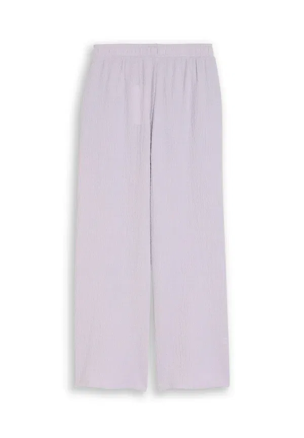 Брюки-карго Wide leg hose mit struktur Tom Tailor, светло-сиреневый — фото 2