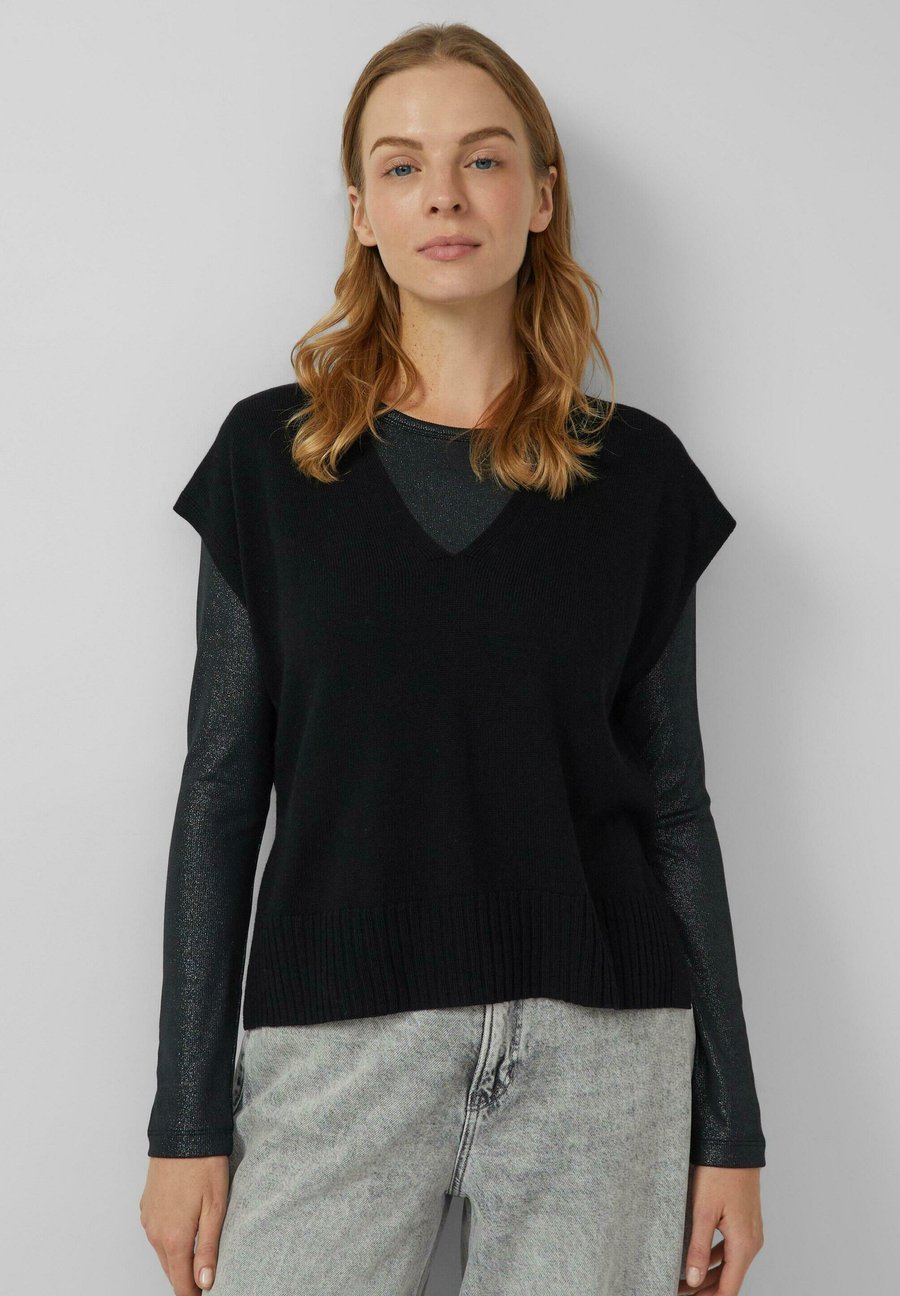 

Футболка s.Oliver Basic T-shirt, Schwarz/Black, Черный, Футболка s.Oliver Basic T-shirt, Schwarz/Black