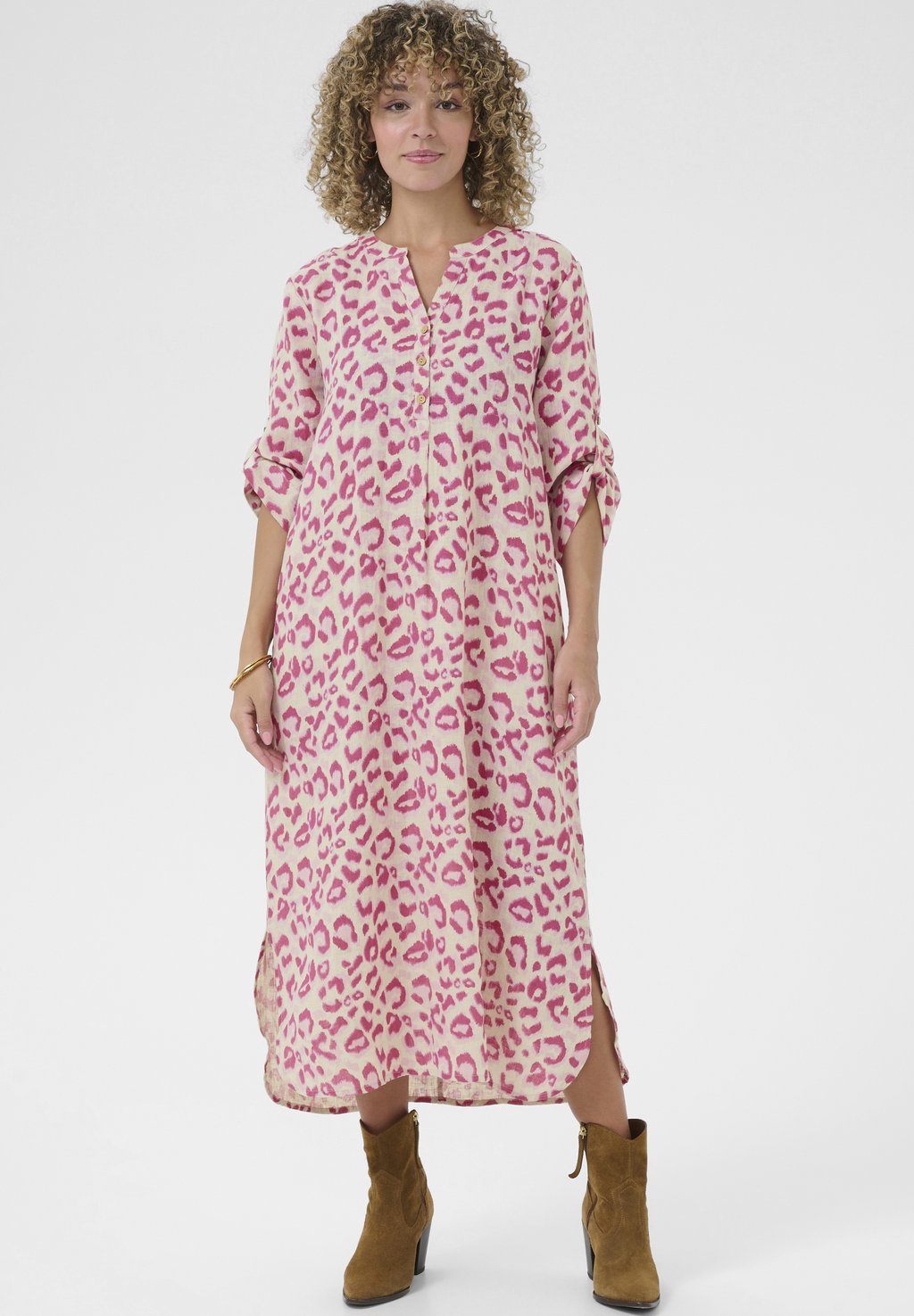 

Повседневное платье CRBELLIS CAFTAN Cream, розовый