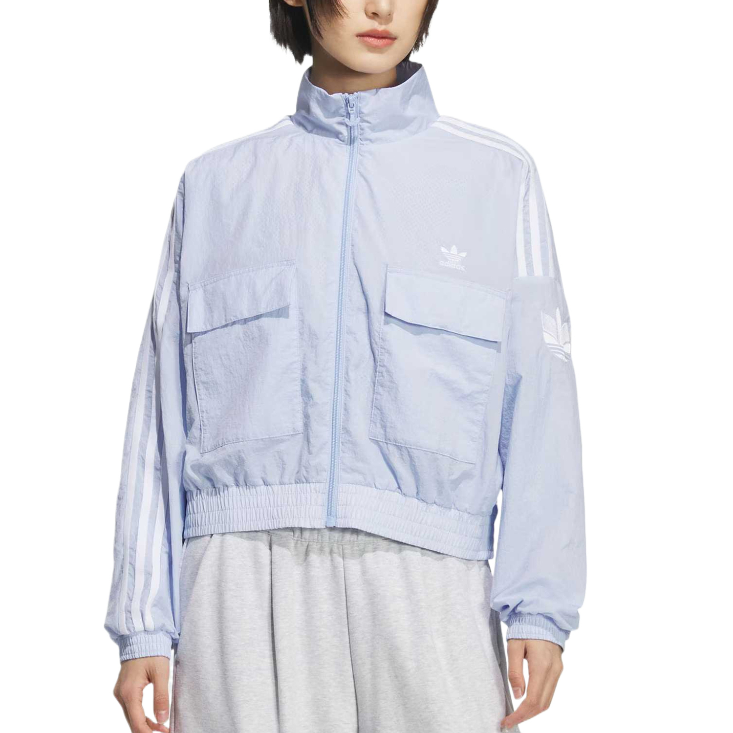 Толстовка TRACK TOP для женщин Adidas Originals, светло-розовый — фото 3