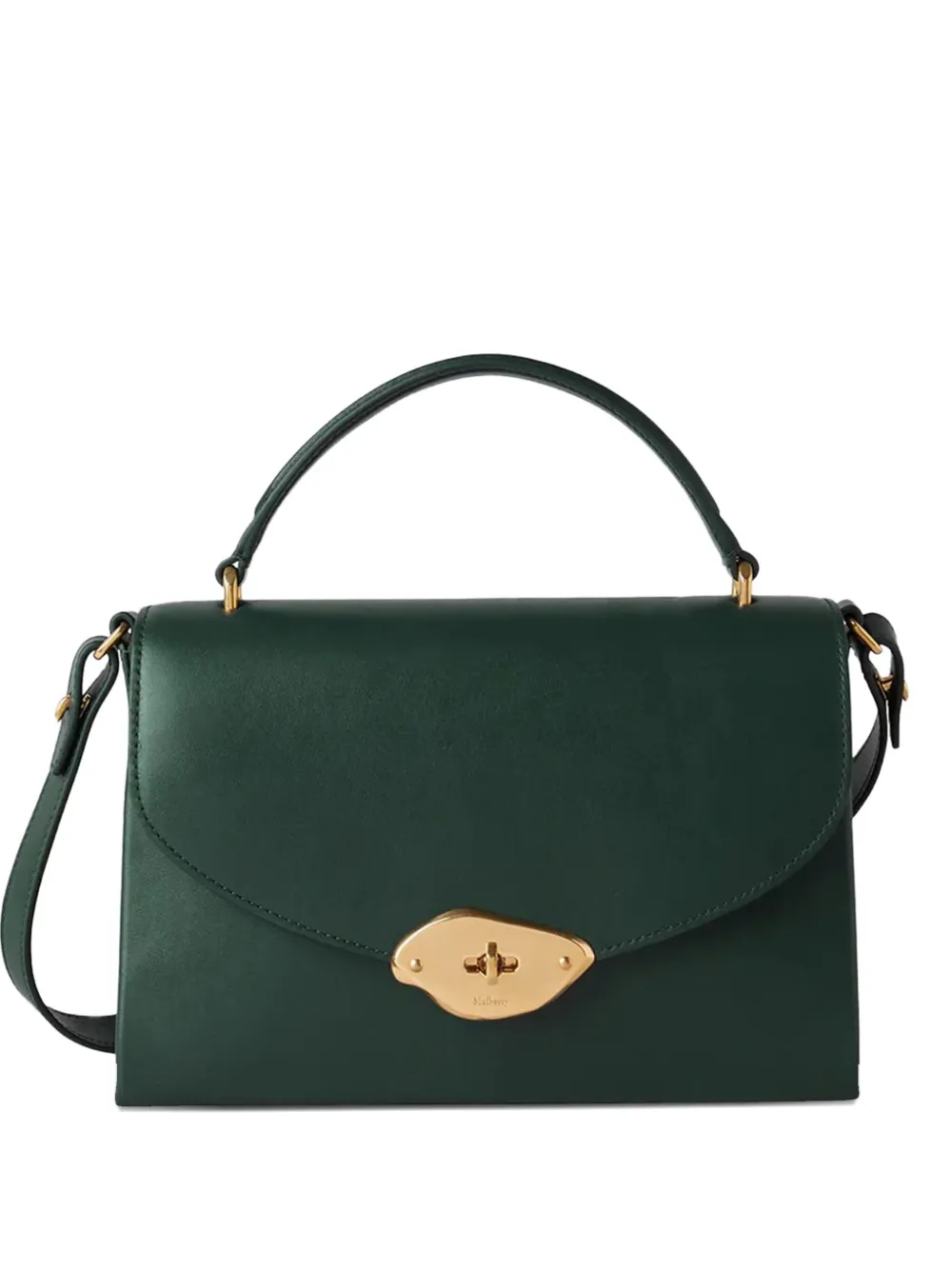 

Сумка-шоппер Lana из кожи с ручкой сверху Mulberry, зеленый