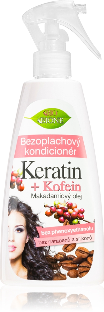 

Несмываемый кондиционер-спрей с кератином и кофеином Bione Cosmetics, 260 мл
