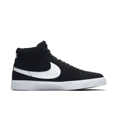 Кроссовки Nike SB Zoom Blazer Mid Skate Shoes, цвет Black/White/White/White — фото 3