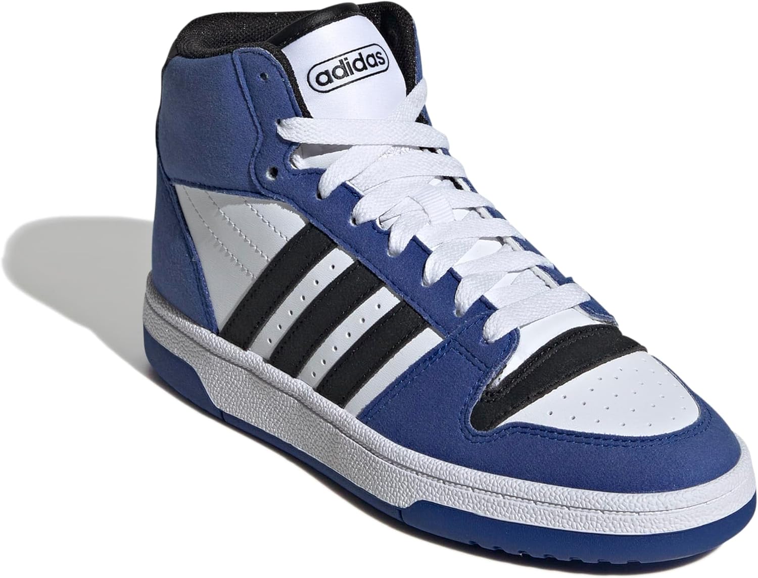 Детские кроссовки Adidas Break Start Mid Top (унисекс), белый/черный — фото 4