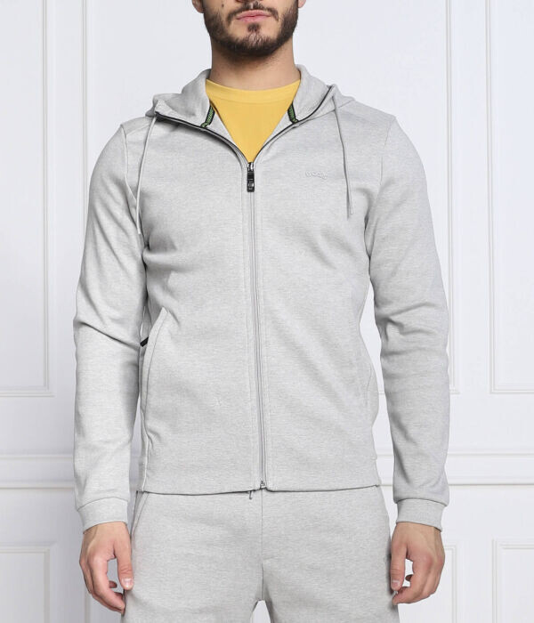 

Свитшот мужской Boss Green на молнии, серый