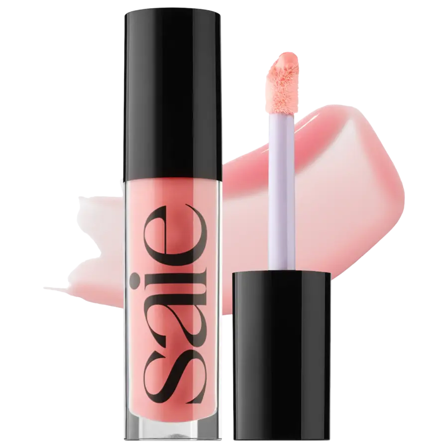 

Увлажняющий блеск для губ Glossybounce High-Shine Hydrating Lip Gloss Oil Saie, 0.17 oz/5 mL, Kiss