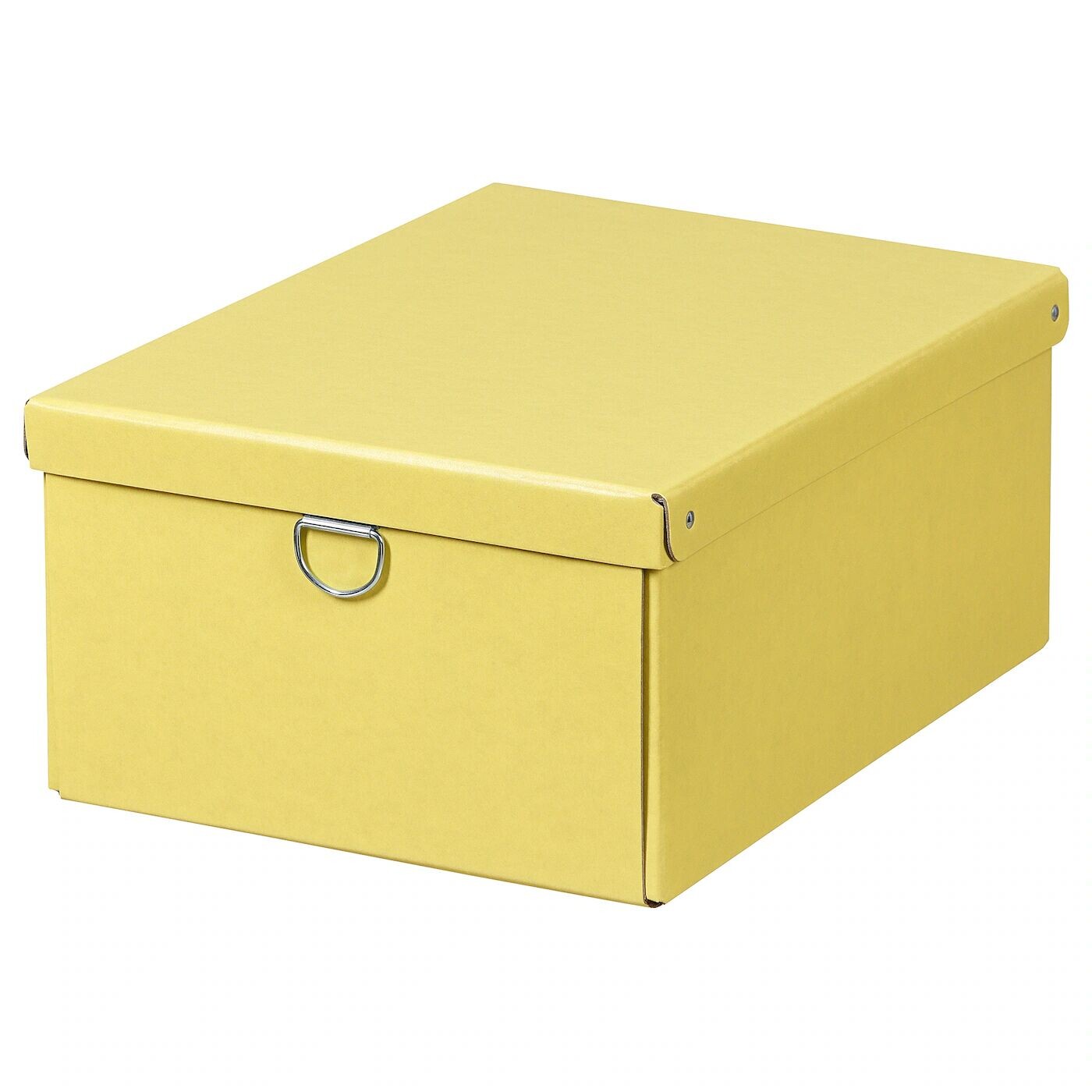 

Коробка с крышкой, желтая, 25х35х15 см, NIMM IKEA