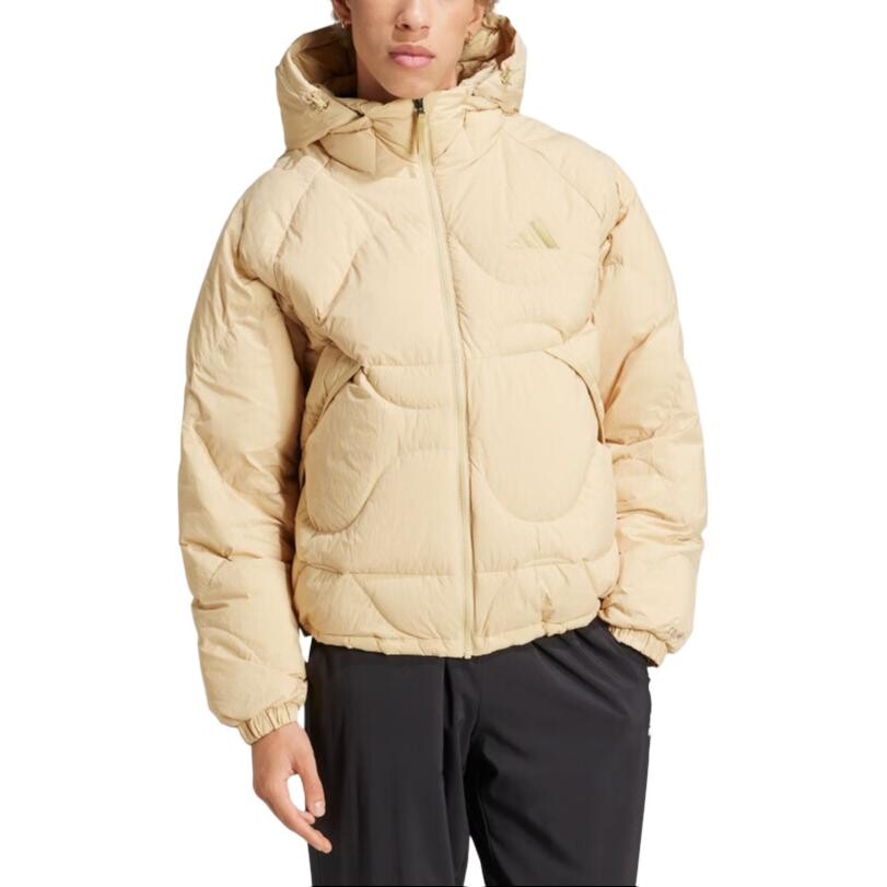 

Пуховик унисекс кристально-песочный Adidas, цвет Sandy Brown