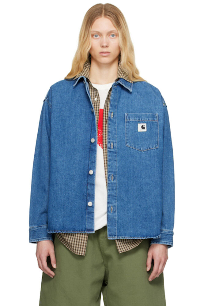

Синяя рубашка Alta Denim Carhartt Work In Progress