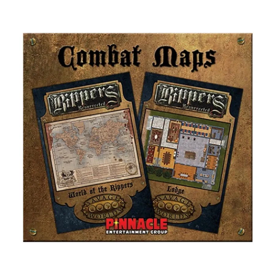 

Боевая карта — World of the Rippers и Ripper Lodge, Savage Worlds (Pinnacle/Great White Games)