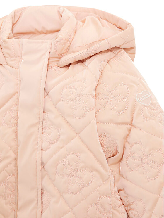 Демисезонная куртка regular fit K5BL03 W3080 Guess, розовый — фото 3