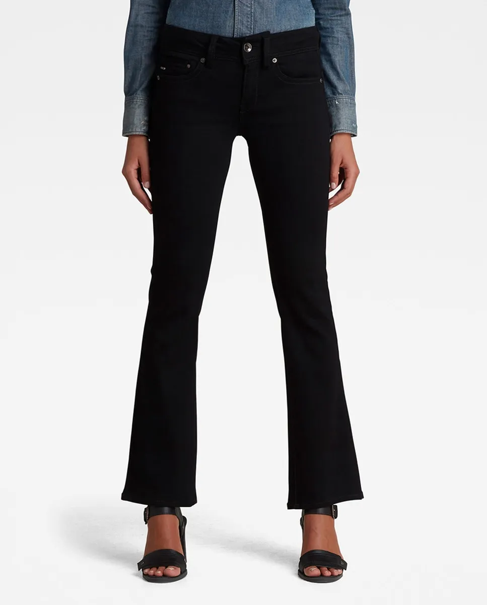 

Женские джинсы Midge, узкие джинсы Bootcut G-Star, черный