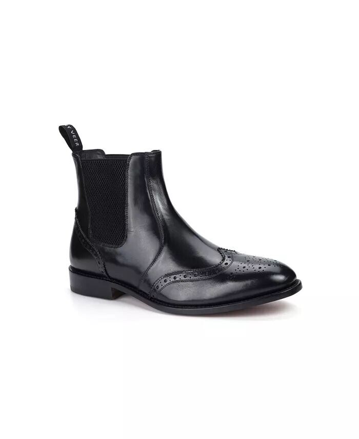 

Мужские кожаные ботинки Carl Wingtip Chelsea Pull-Up Anthony Veer, черный