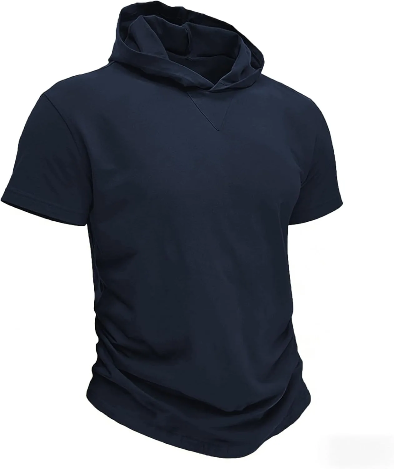 

Мужская футболка с капюшоном Wenkomg1, короткий рукав, для тренировок, размеры M-3XL